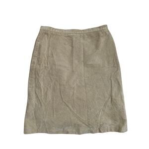 Vintage Escada Sport Corduroy A-line Cream Skirt Size 38 US 8 Western Career